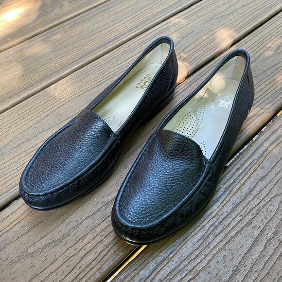 SAS Simplify Leather‎ Loafer Women's 9.5 Color Black - Picture 2 of 7